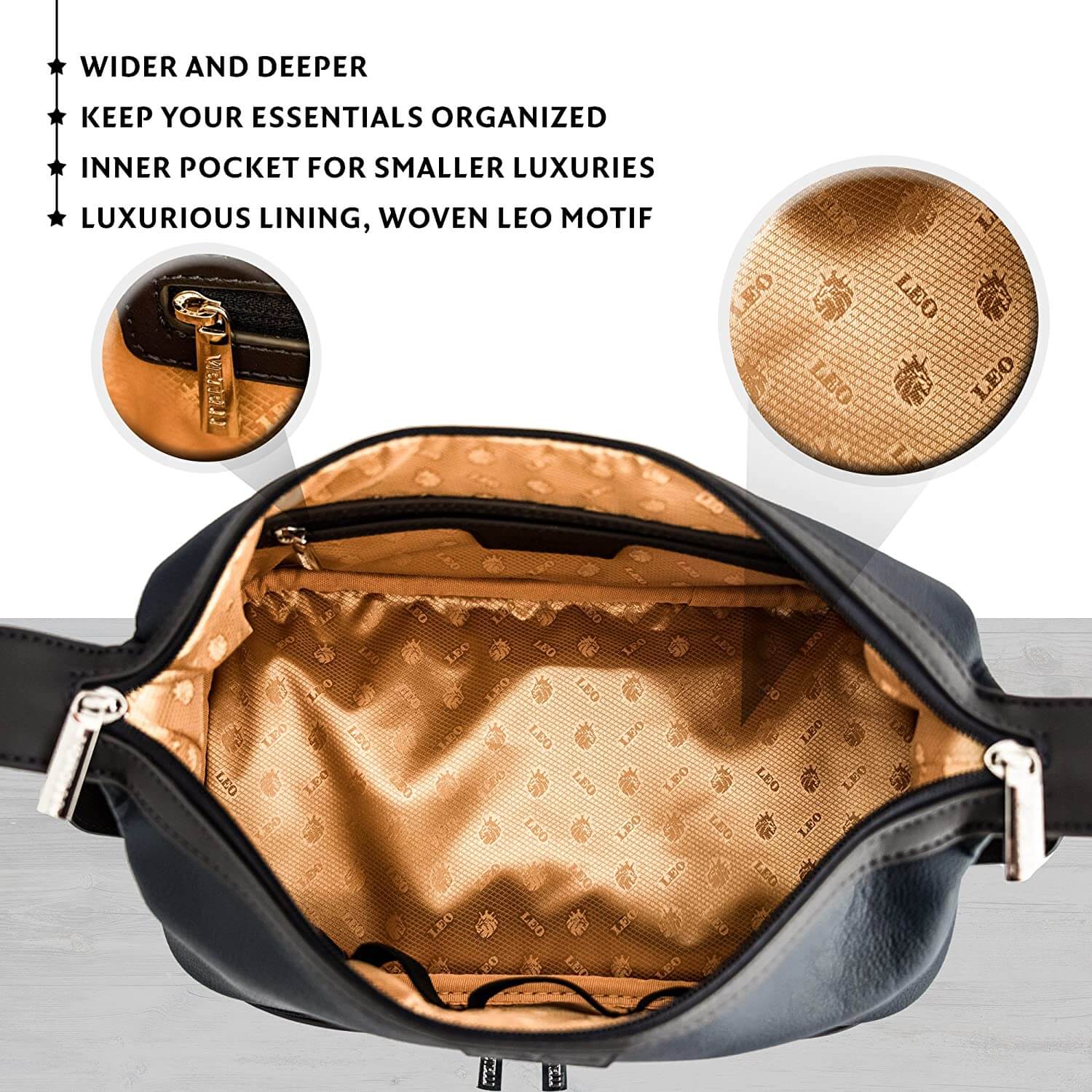 Monogram Mens Leather Toiletry Bag – NaturalLeatherShop