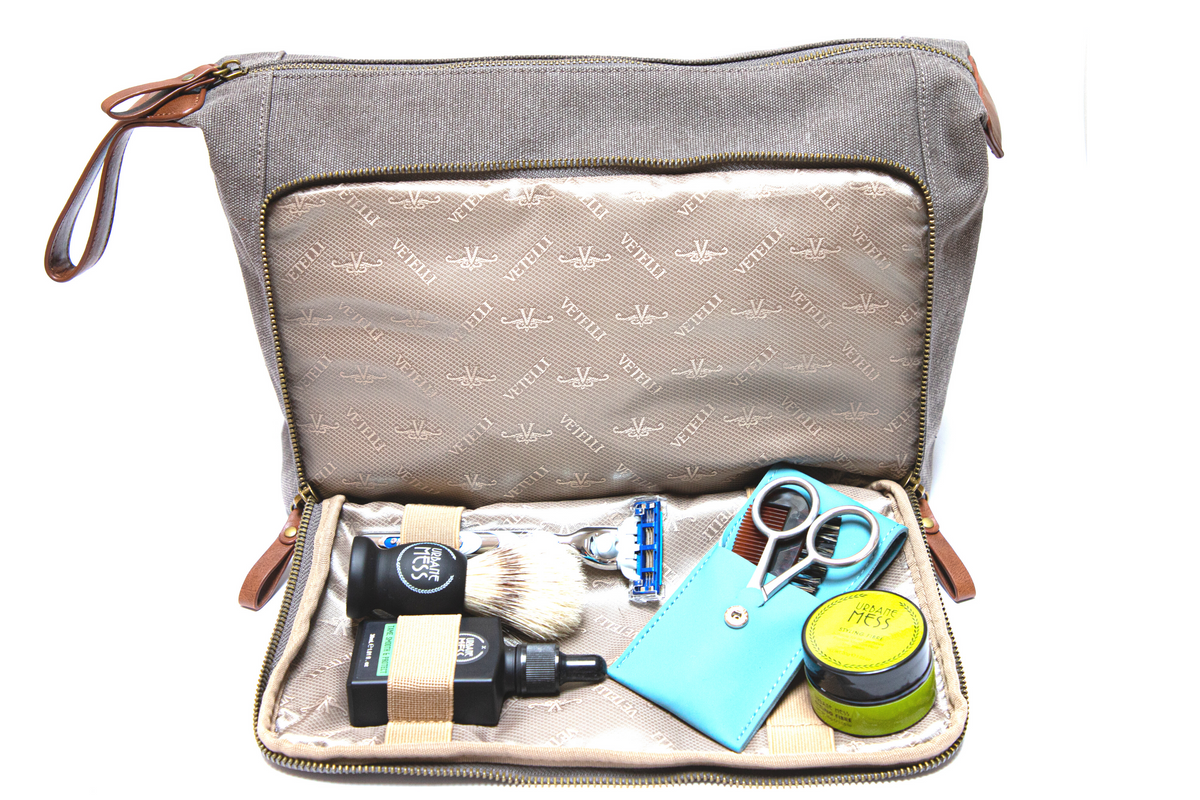 The Messner Canvas Toiletry Bag - Vetelli