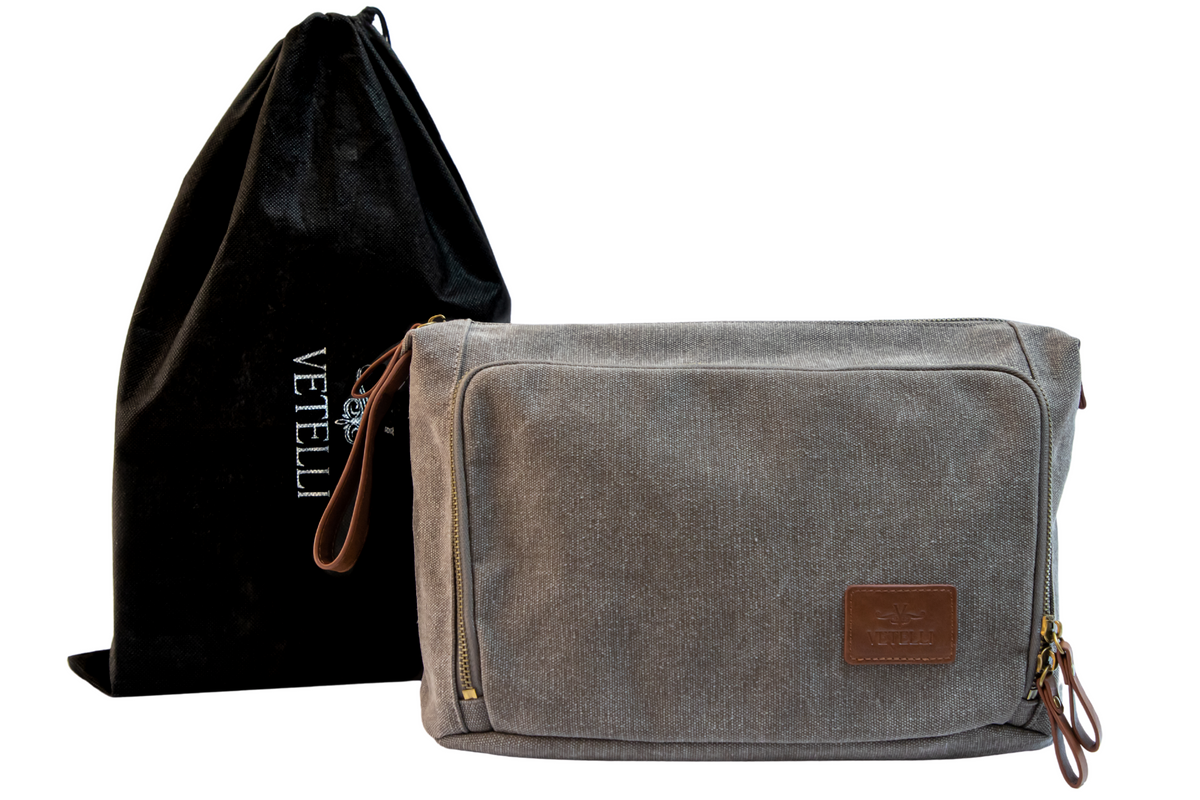 The Messner Canvas Toiletry Bag - Vetelli