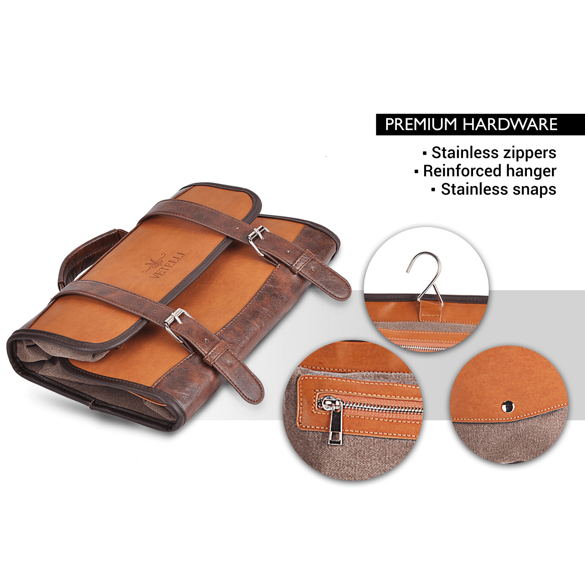 The Hanging Dopp Kit Best Toiletry Bag Vetelli